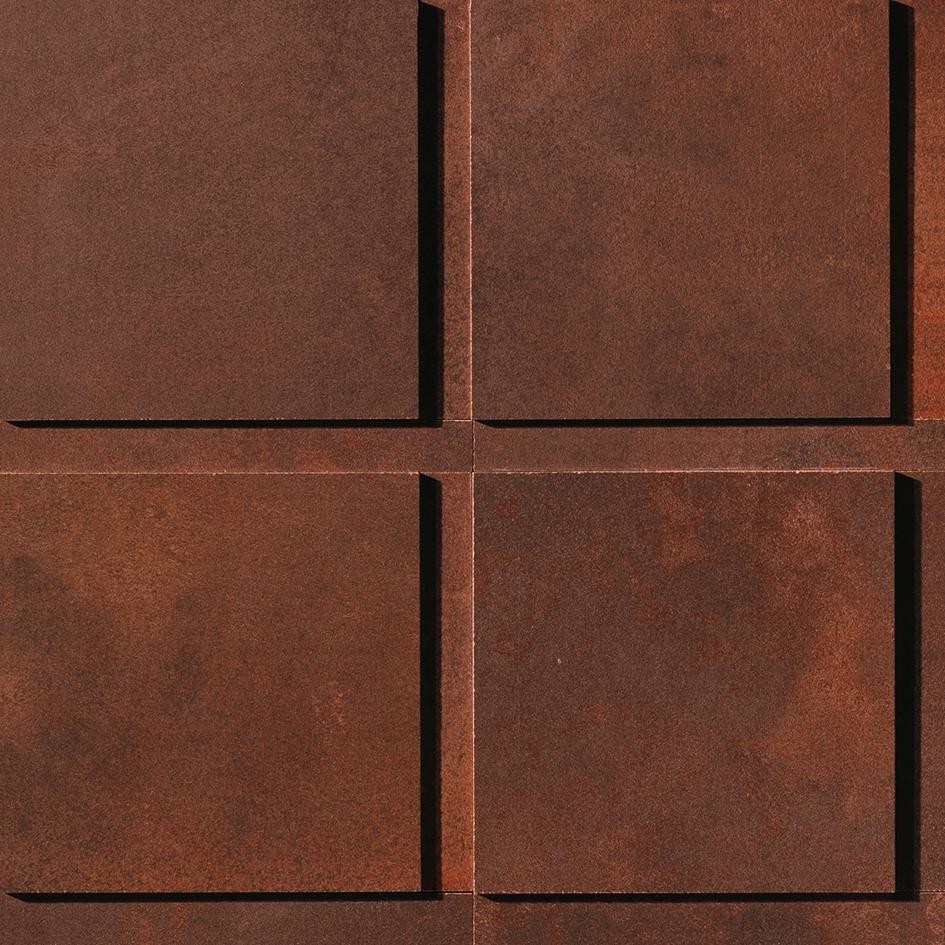 A0US Blaze Corten Mosaico 3D Factory 29x29 Atlas Concorde