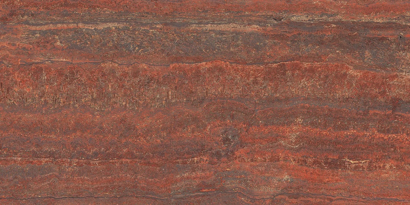 TR07BA I Travertini Rosso Vein Cut SQ. 60x120 Italgraniti