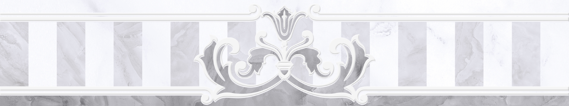 010200000095 Бордюр Милана серый 01 40x7.5 Gracia Ceramica