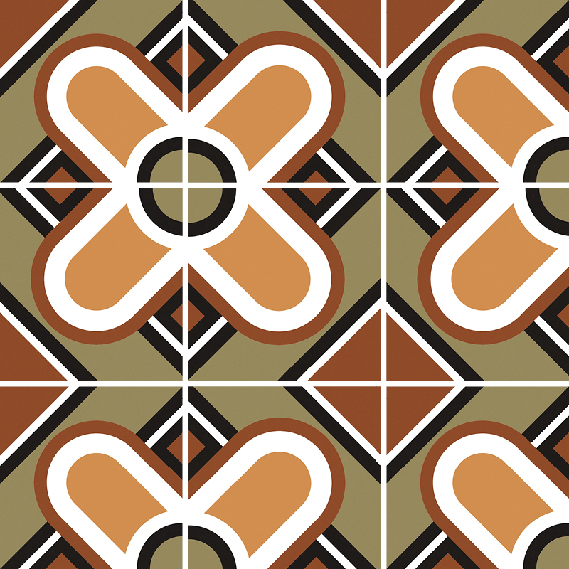 27697 Bauhome Blume Warm 20х20 EQUIPE