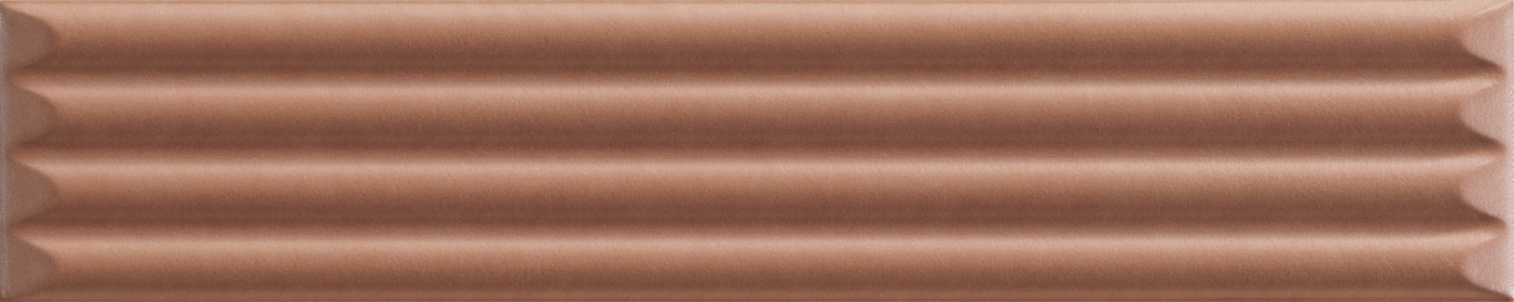 192125 Up Cannettato Avana Matte 25x5 Ava Ceramica