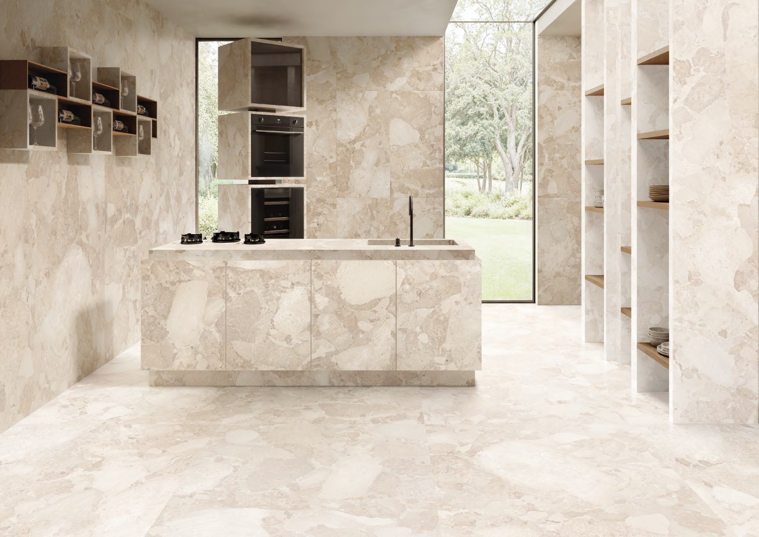 EN4Z Matera Stone Sassi Beige Silktech R10 Rett 60x120 ERGON