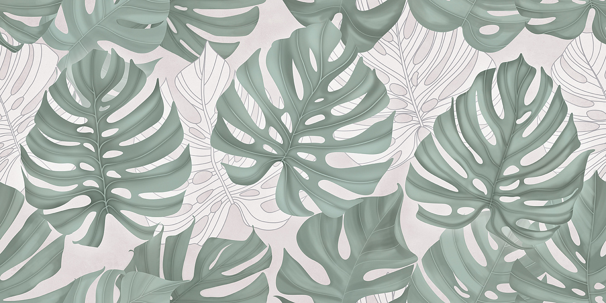 Декор Roma Natura Green 31.5x63 Керлайф