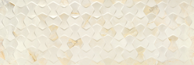 Quios Bowtie Cream Rect 40x120 Baldocer