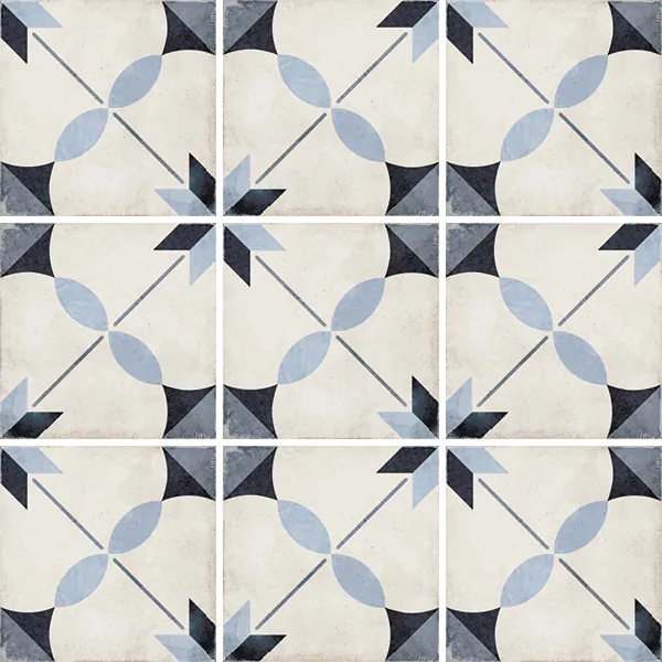 24411 Art Nouveau Arkade Blue 20x20 EQUIPE фото 2