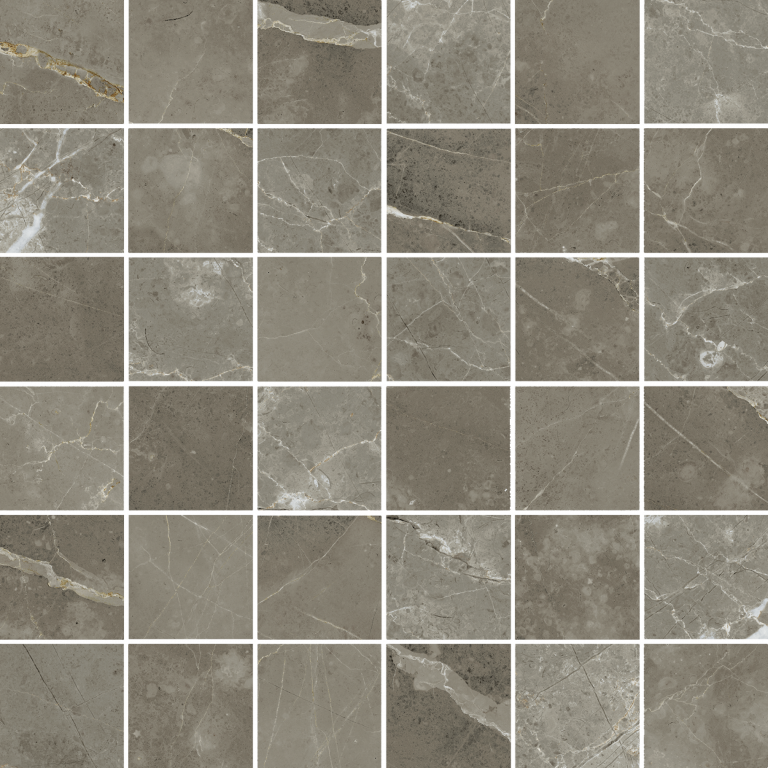 610110001140 Stellaris Tuscania Grey Mosaico 30x30 Italon