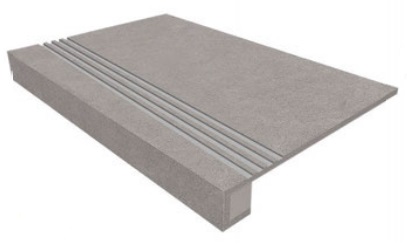 Комплект Ступень TE02 Terra 33x120 неполированная с бортиком + Подступенок 14.5x120 Estima