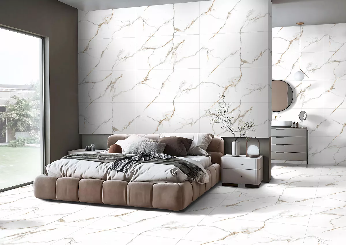 Sharm White Matt 60x120 Art Ceramic