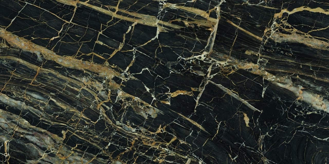 QUA0013 Black Golden Full Lap 60x120 Qua Granite
