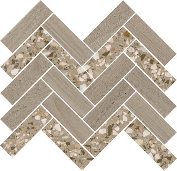 T042/SG5269 Монтиони мозаичный коричневый светлый 34x35,5 Kerama Marazzi