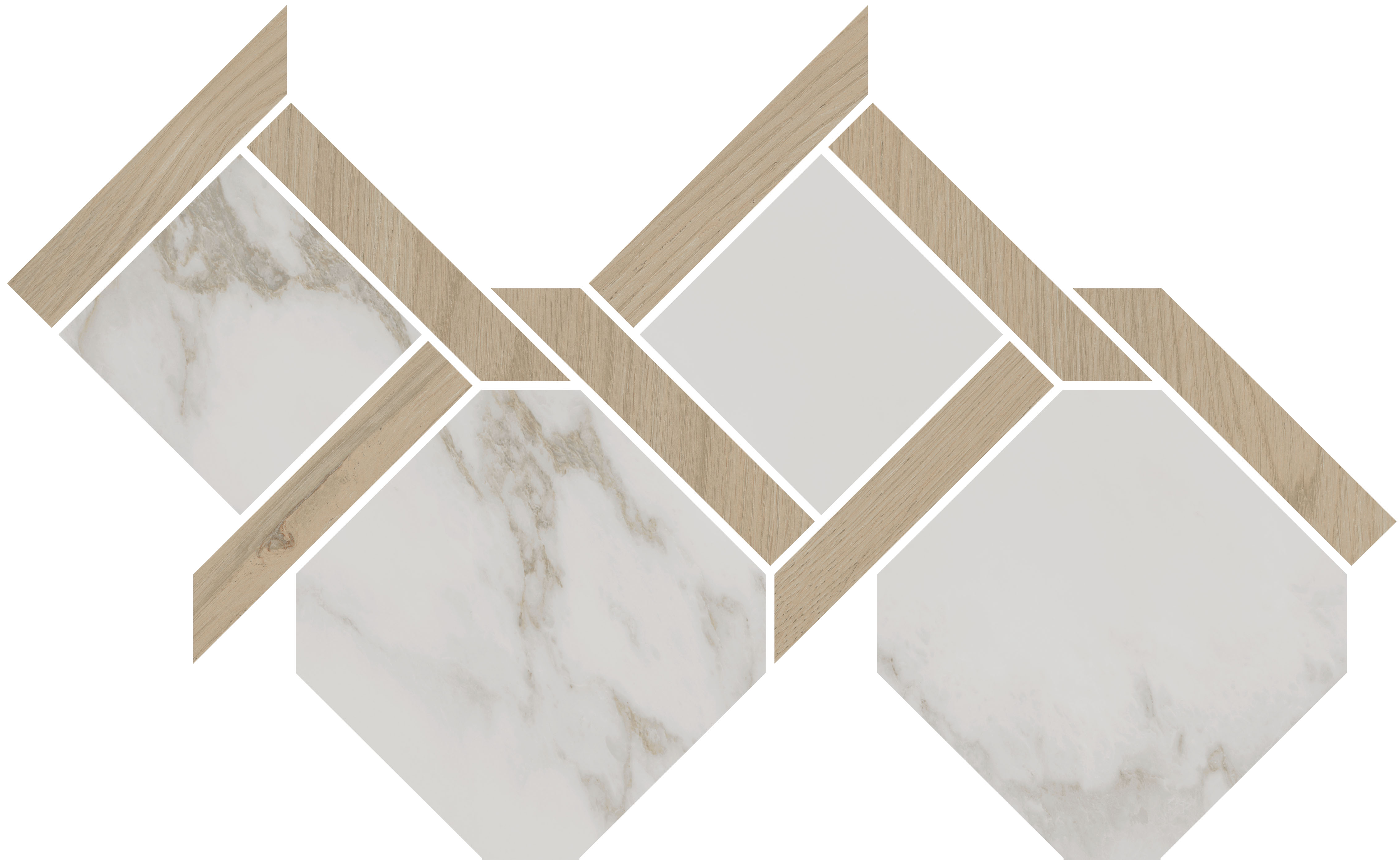 ID169 Декор Монте Тиберио наборный лаппатированный 48x29,5x0,9 Kerama Marazzi