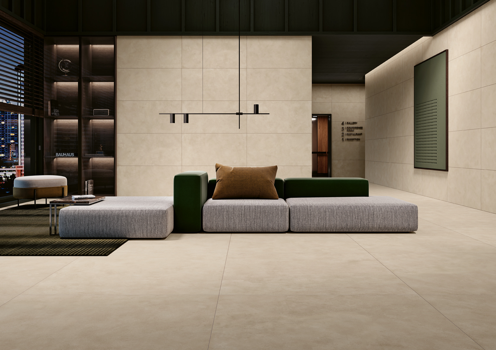 1212MT1 Metropolis White Nat Rett 120x120 Margres фото 3