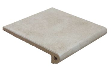 905085 Capri Hueso Peldano Redondeado 33 32.5х33 Gres de Aragon