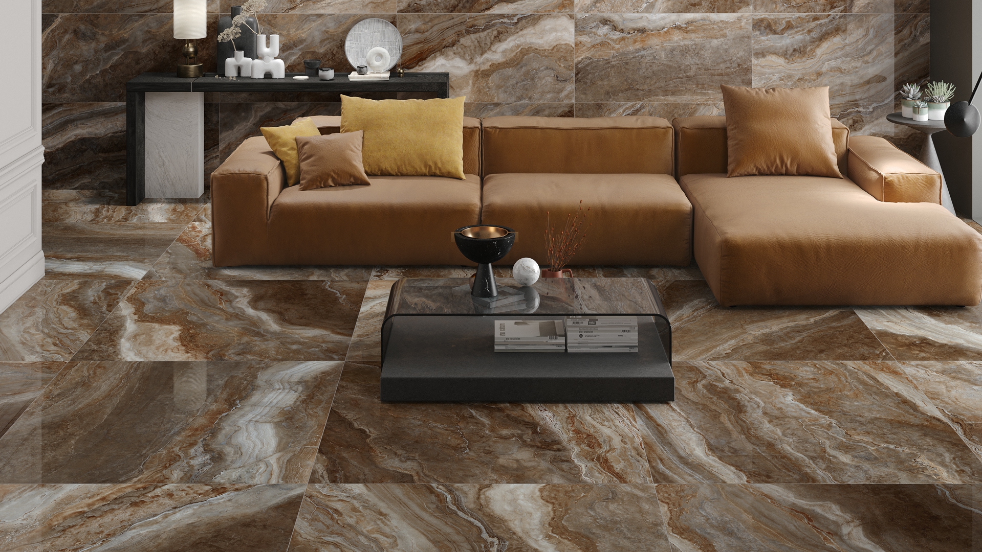 Mk.Galaxy Brown Pulido Rect 15x30 Keratile