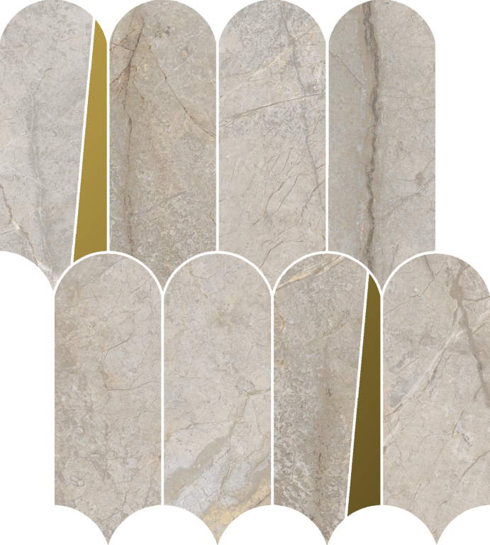 620110000233 Stellaris Elegant Silver Mosaico Elegant Lux 32.5x36.1 Italon