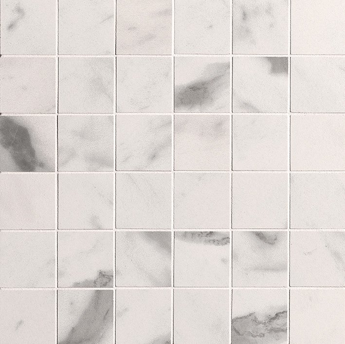 fQXF Roma Stone Carrara Superiore Macromosaico Satin 30x30 FAP Ceramiche
