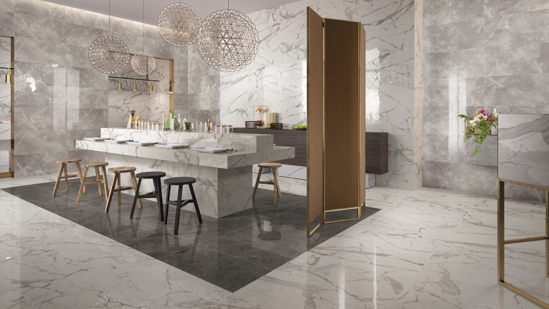 620070000634 Charme Evo Statuario Scalino Angolare Sinistro 33x60 Italon