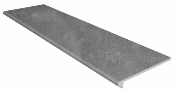 Peldаno Redondo.Urban Grafito Liso 119.7x31.5x1.4 Gres de Aragon