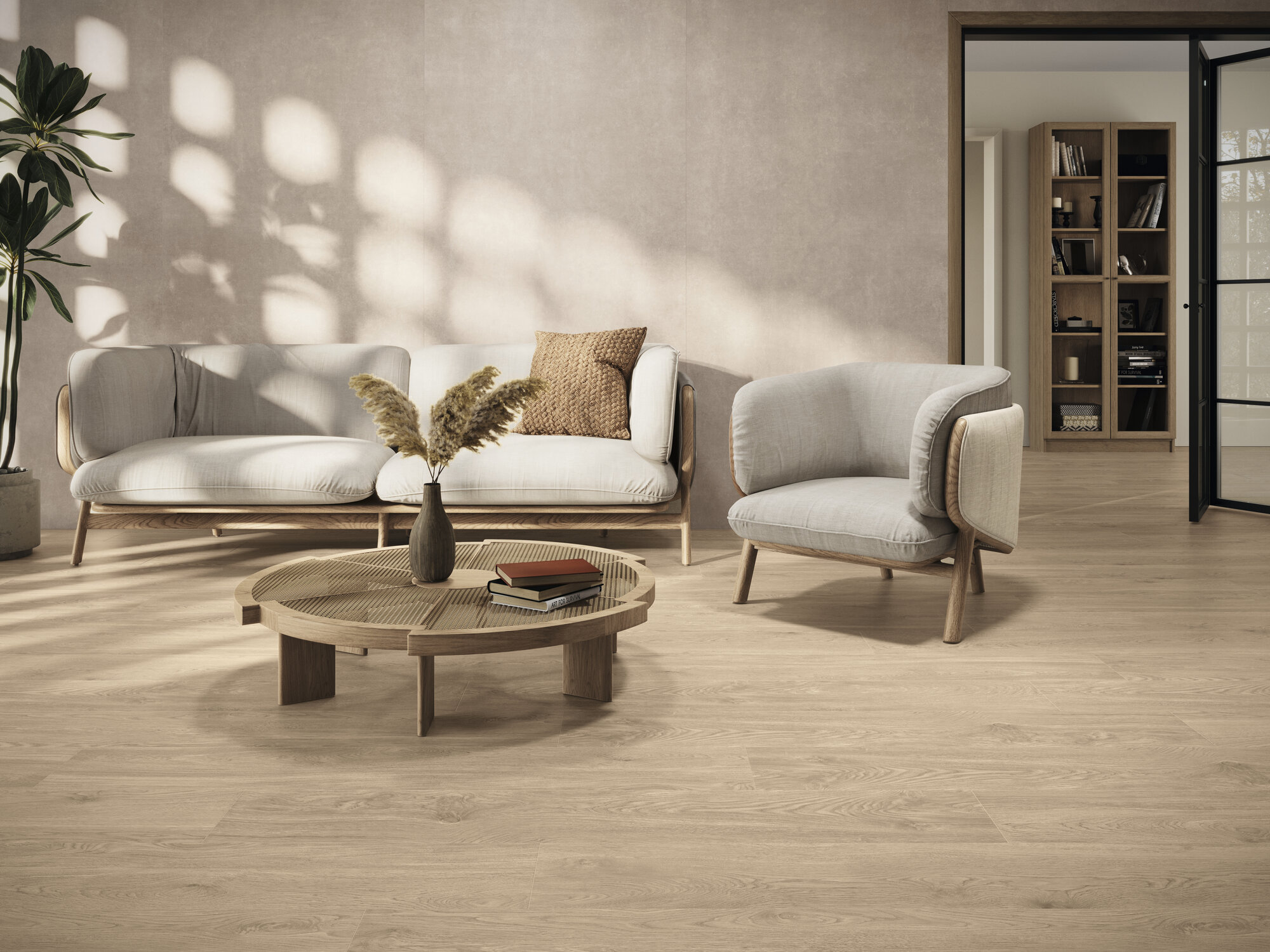 A042032 Authentic Oat Rect 25x150 Ape Ceramica