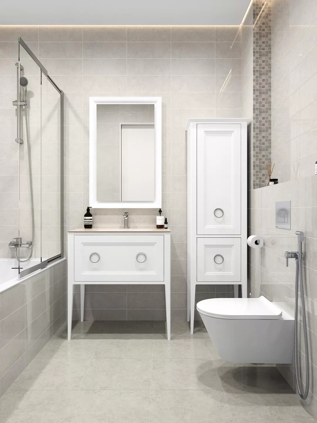 15147 Монсанту серый светлый глянцевый 15х40 Kerama Marazzi фото 18