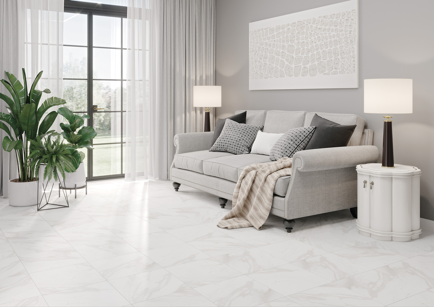 C-RSL052D Royal Stone А белый 29,7x60 Cersanit
