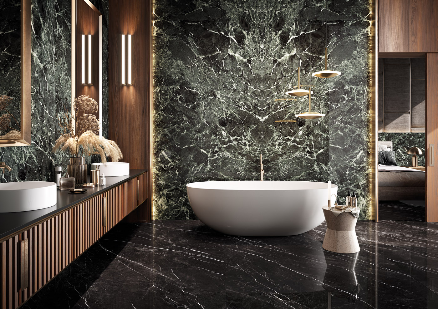 MB06 Calacatta Oro B Satin 12mm 162x324 Infinity