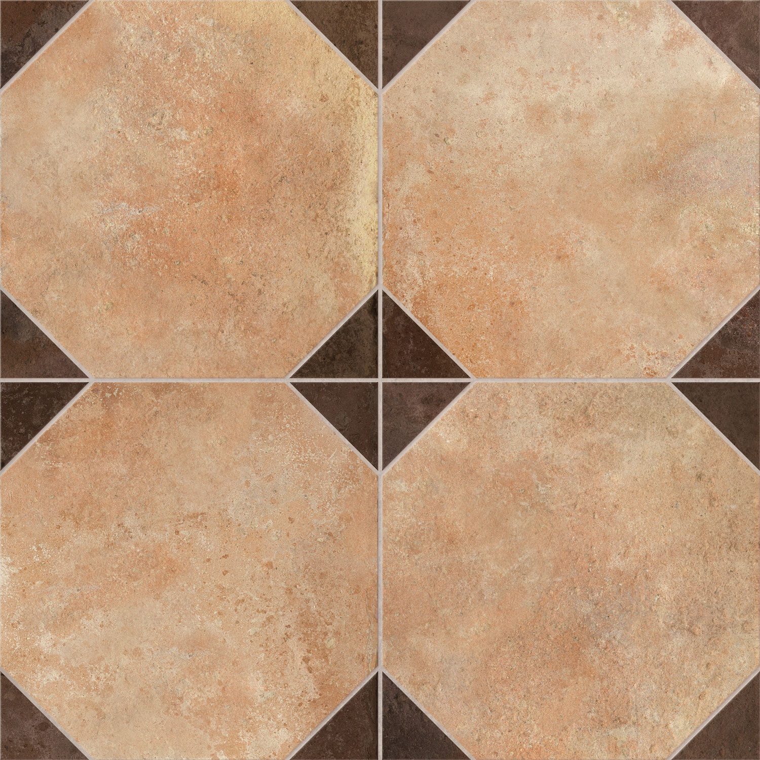 Corcega Brown Pre-Cut 45x45 Etili Seramik