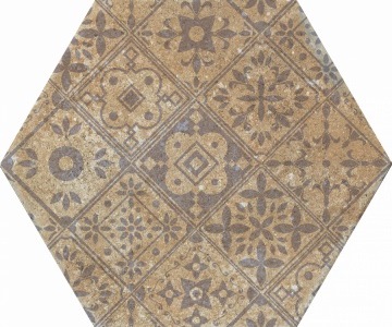 Pompeia Decor Marron 20х24 Monopole Ceramica