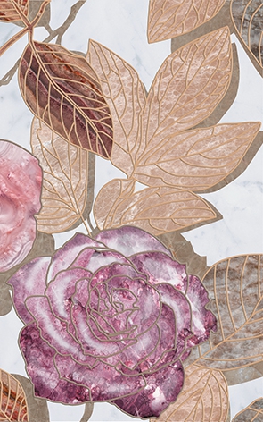 Декор Argos flowers-2 25x40 Laparet