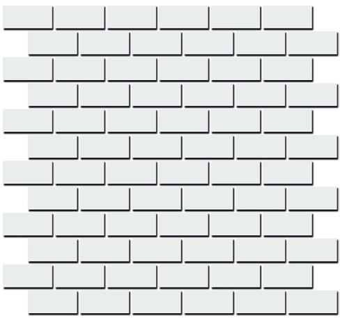 191/001 Турнон белый матовый мозаичный декор 32*30 Kerama Marazzi