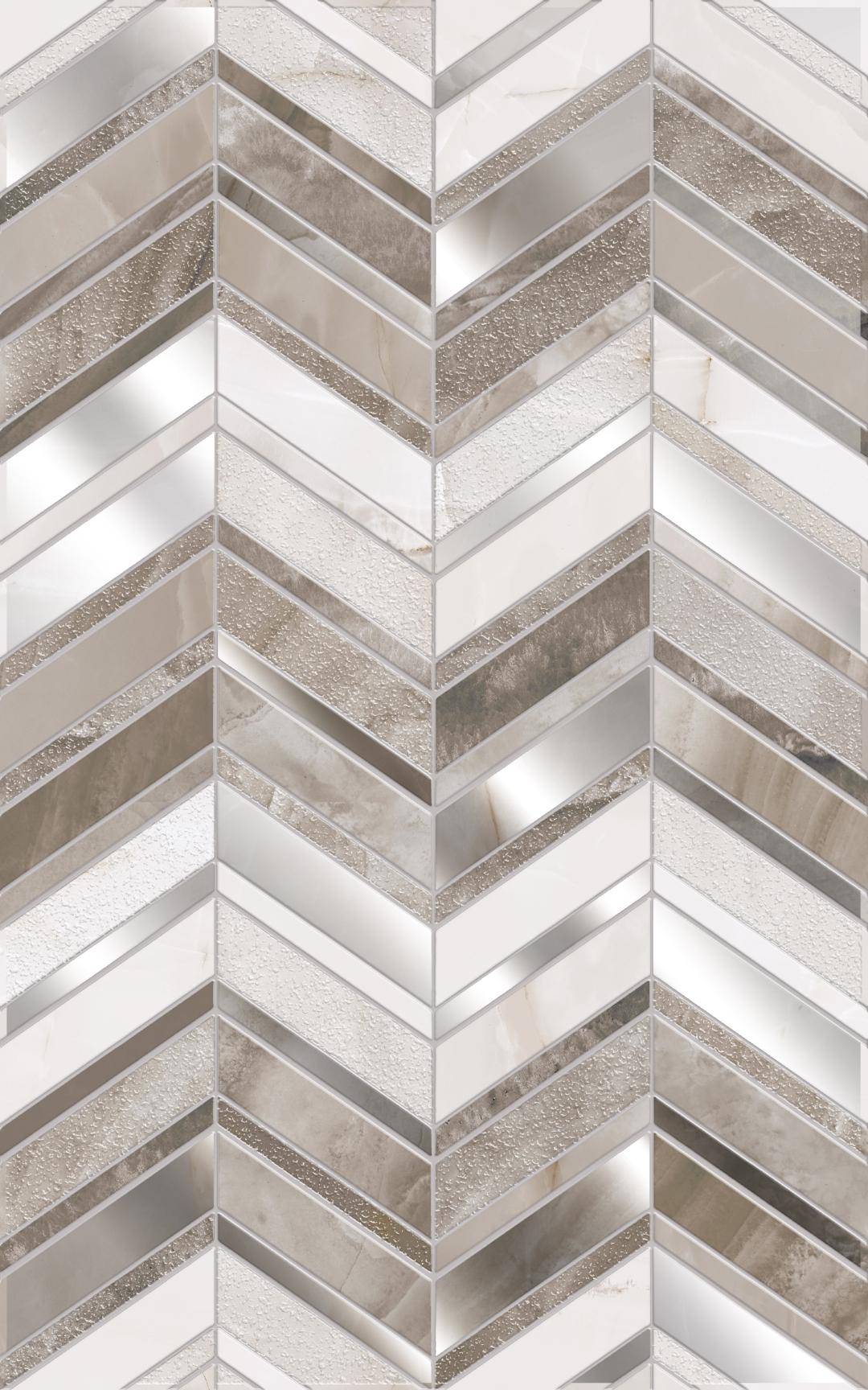 010300000189 Декор Аника бежевый 01 25х40 Gracia Ceramica