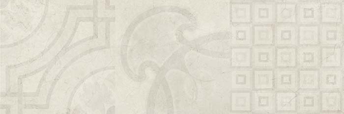 9515 RECT. DECOR BLANCO 30x90 Porcelanite Dos