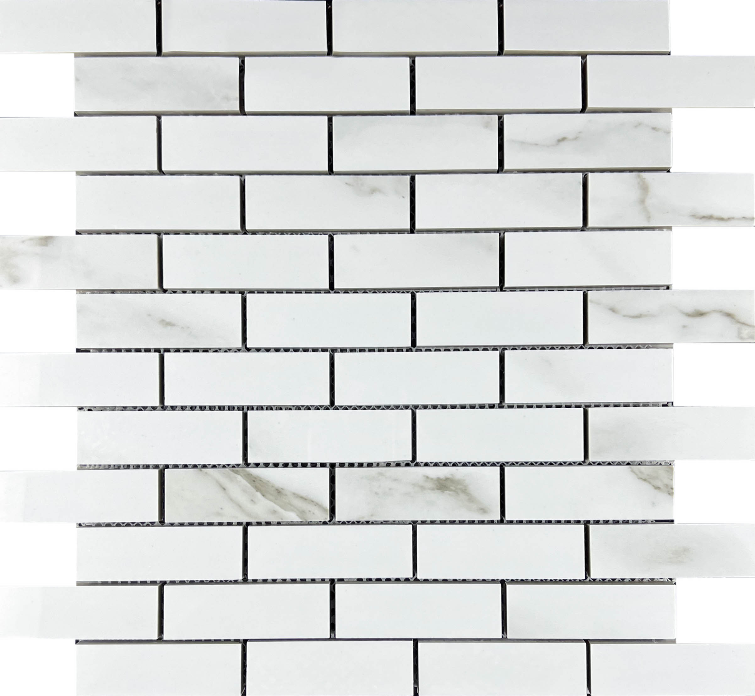 Mosaic Statuario Eva brick bone 32.1x29.9 Velsaa