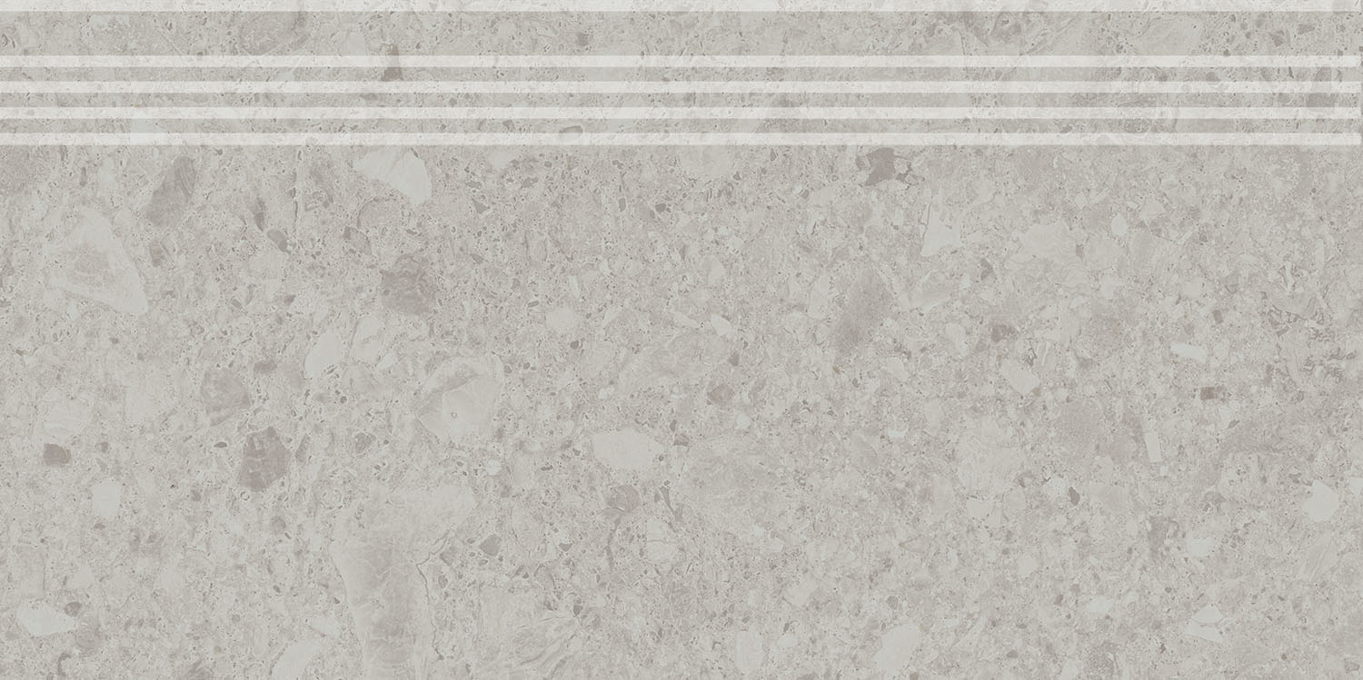 DD605820R/GR Ступень Чеппо ди Гре серый светлый матовый обрезной 30x60x0,9 Kerama Marazzi