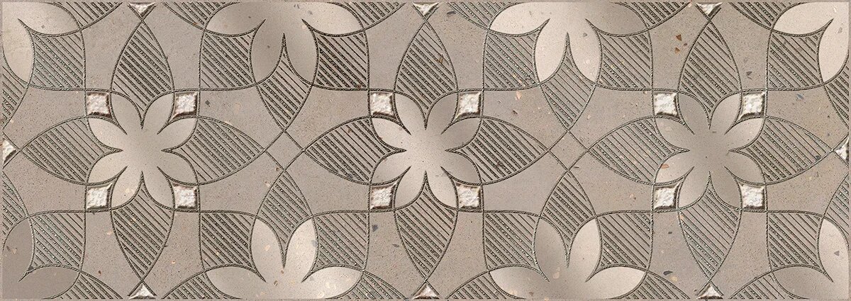 587572002 Terrazzo Decor Mocca Chloe 25.1x70.9 Eletto Ceramica