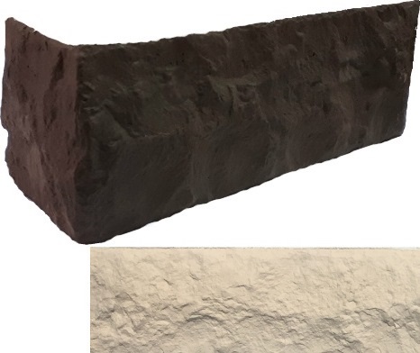 1-20-00 Доломит Угловой элемент 23,3x13.2x13.2 Zikkurat