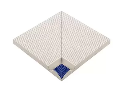 37207 Внутренний угол с сетчатой поверхностью L Cobalt 25х25 Serapool