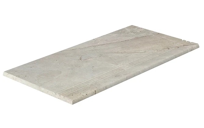 ABSCL Ступень Antique Beige Left Antislip 33х66 Serapool