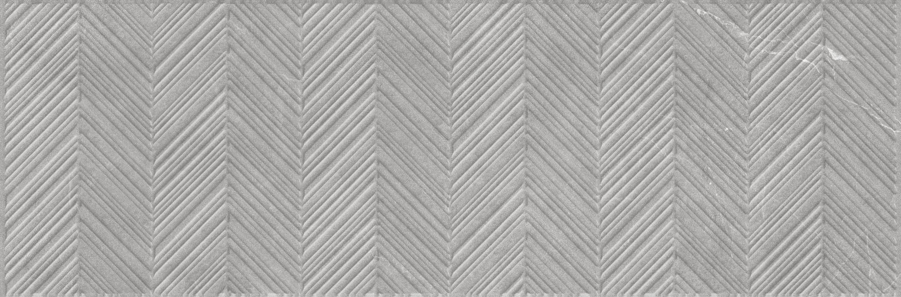 239 Ройс Грэй рельеф ёлочка 32,5x100 Eurotile Ceramica фото 2