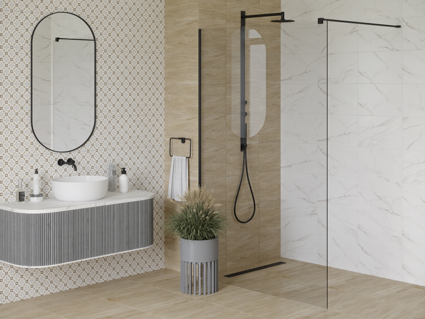 Микс Шахтинская плитка