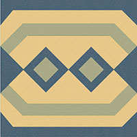 100E021F303 ENC 21F Cognac (D.Yellow L.Blue) 10x10 Winckelmans