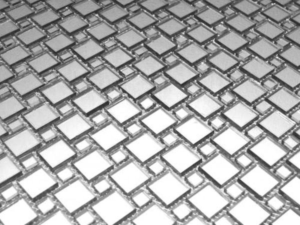 SS20 Мозаика зеркальная на сетке (2x2+1x1) 30.9x30.9 Vivere
