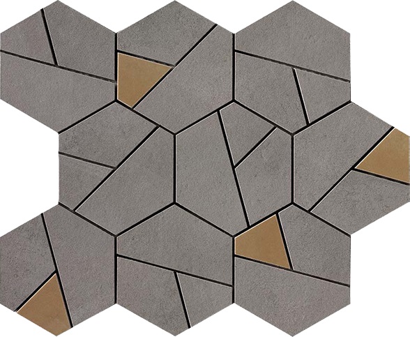 AN68 Boost Smoke Mosaico Hex Yellow 25x28.5 Atlas Concorde