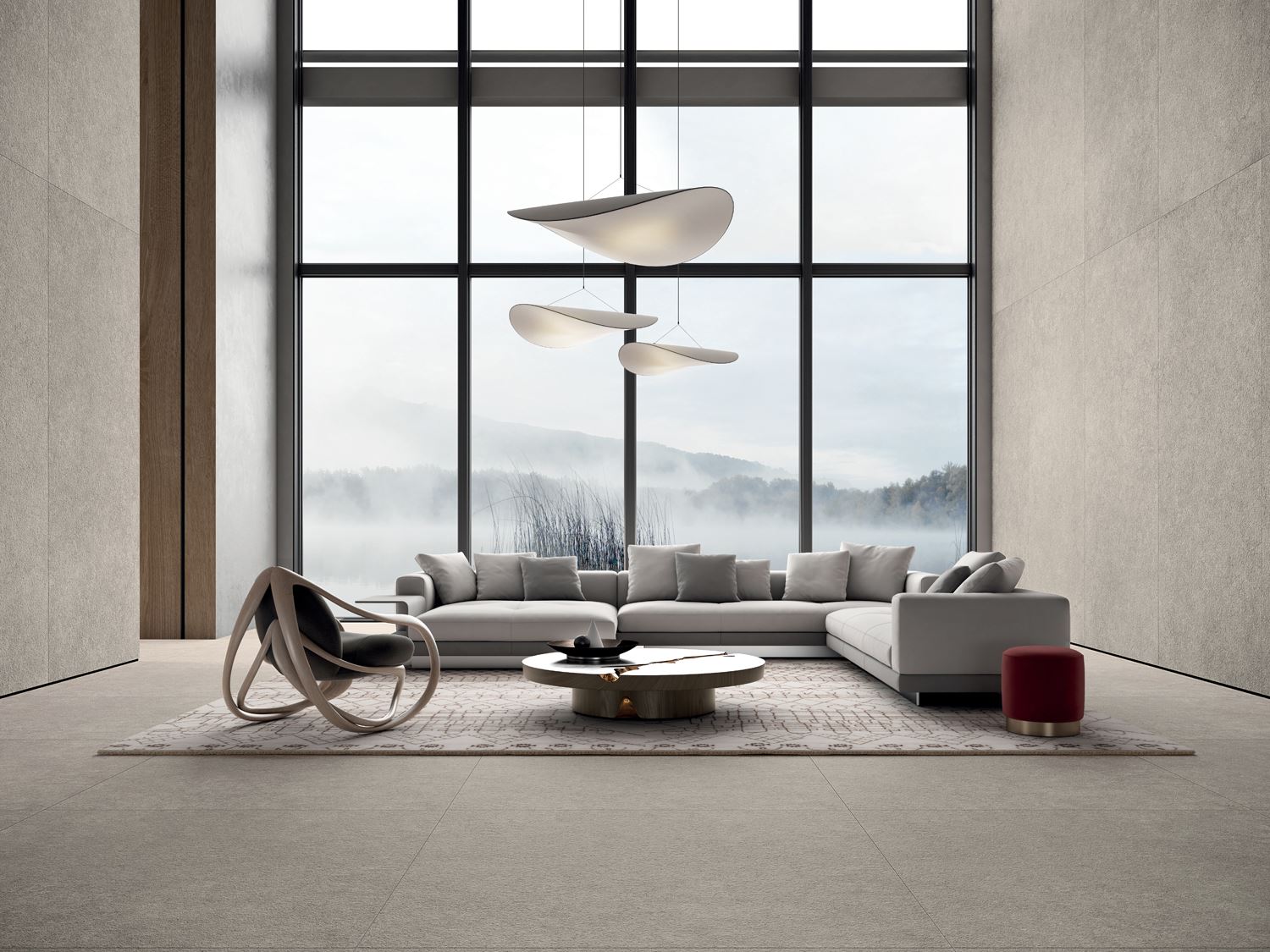 Pura Grey Chiseled Safetouch 6.5 mm 120x278 Kerlite фото 26