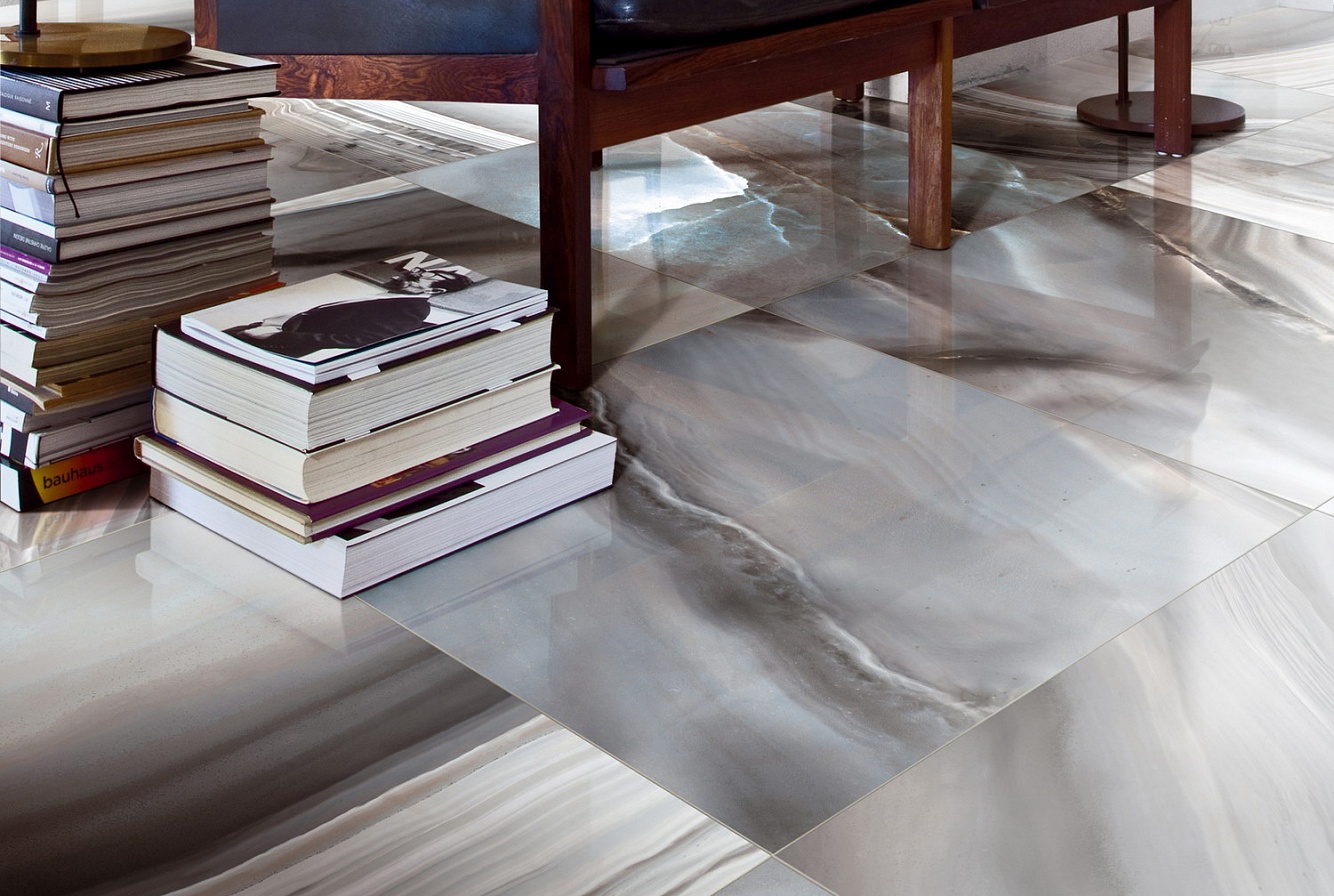 739966 ALABASTRI Bamboo Mosaico 3D 3x3 Lap Ret 30x30 Rex Ceramiche