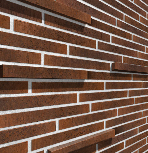 Ригельный кирпич Сиэтл 3D 773 36,5x5x3 Leonardo Stone
