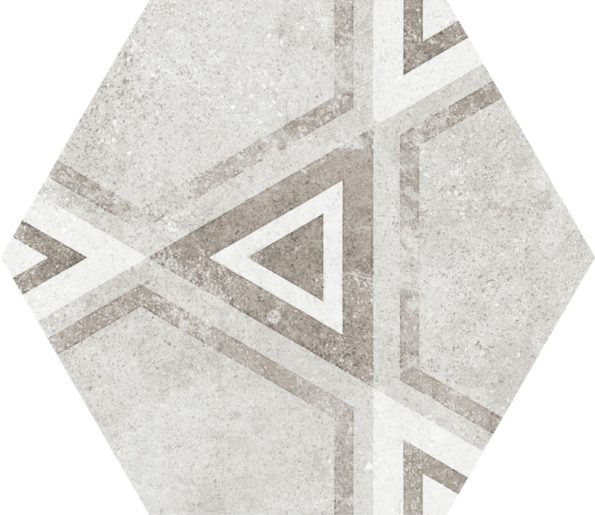 22099 Hexatile Cement Garden Grey 17,5x20 (17 видов паттерна) EQUIPE