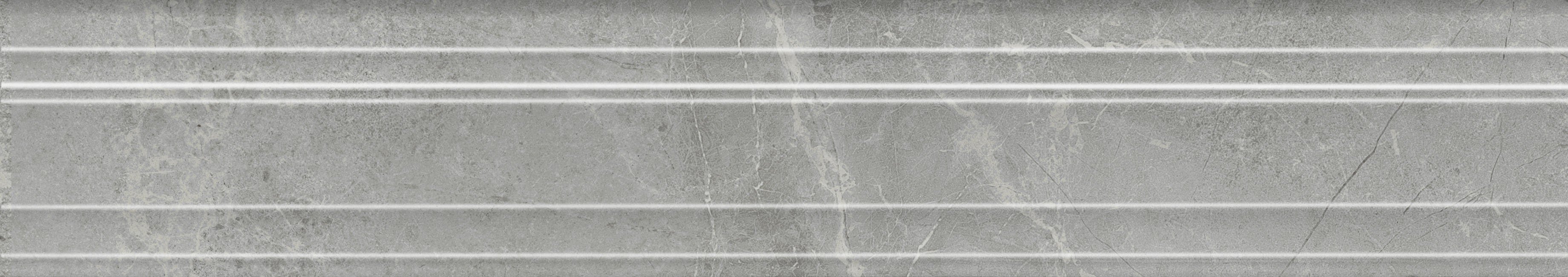 BLF021R Бордюр Багет Риальто дымчатый глянцевый обрезной 40x7,3x2,7 Kerama Marazzi