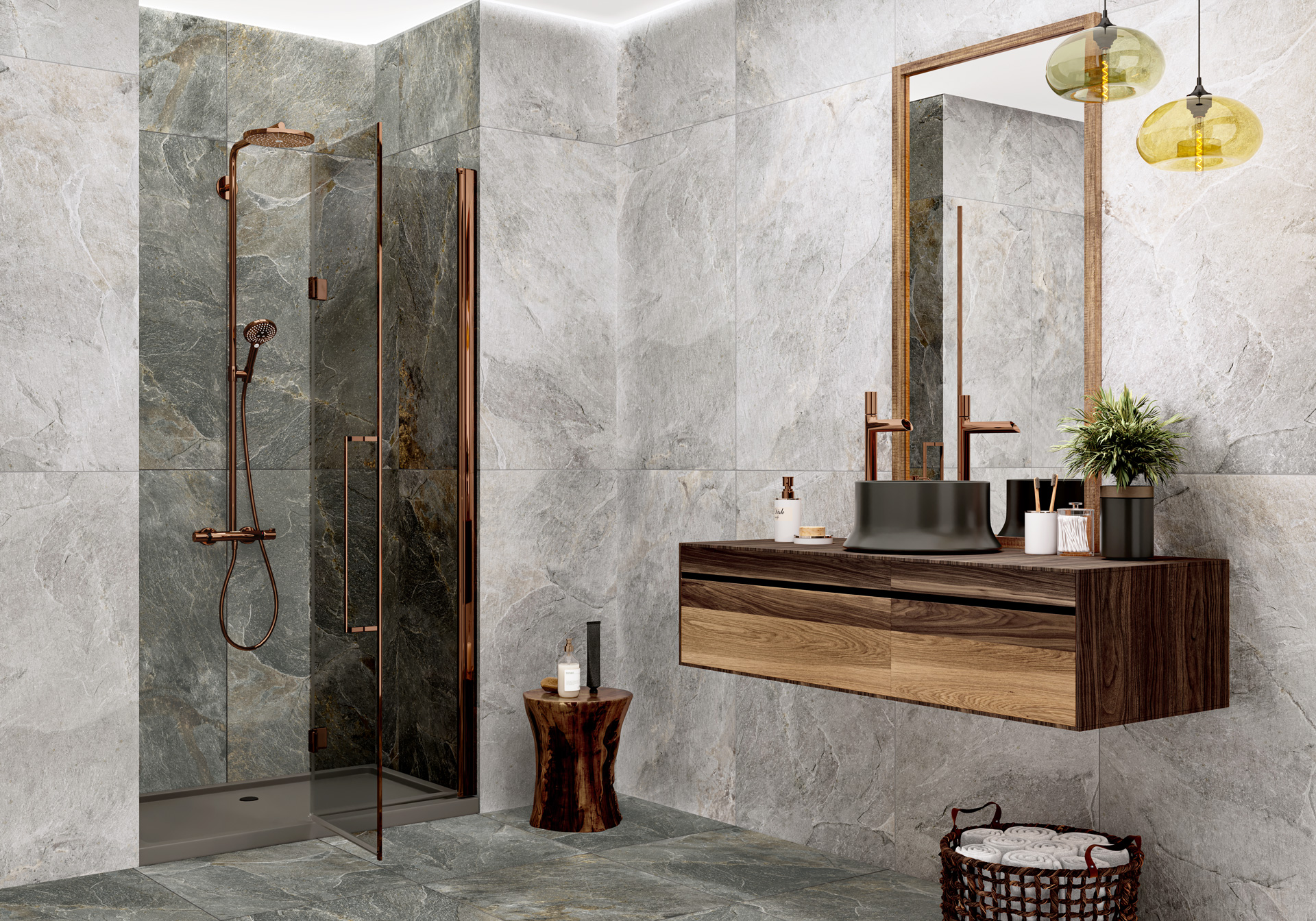 D120223L Stoncrete Сopper 600x1200x9.5 Delacora