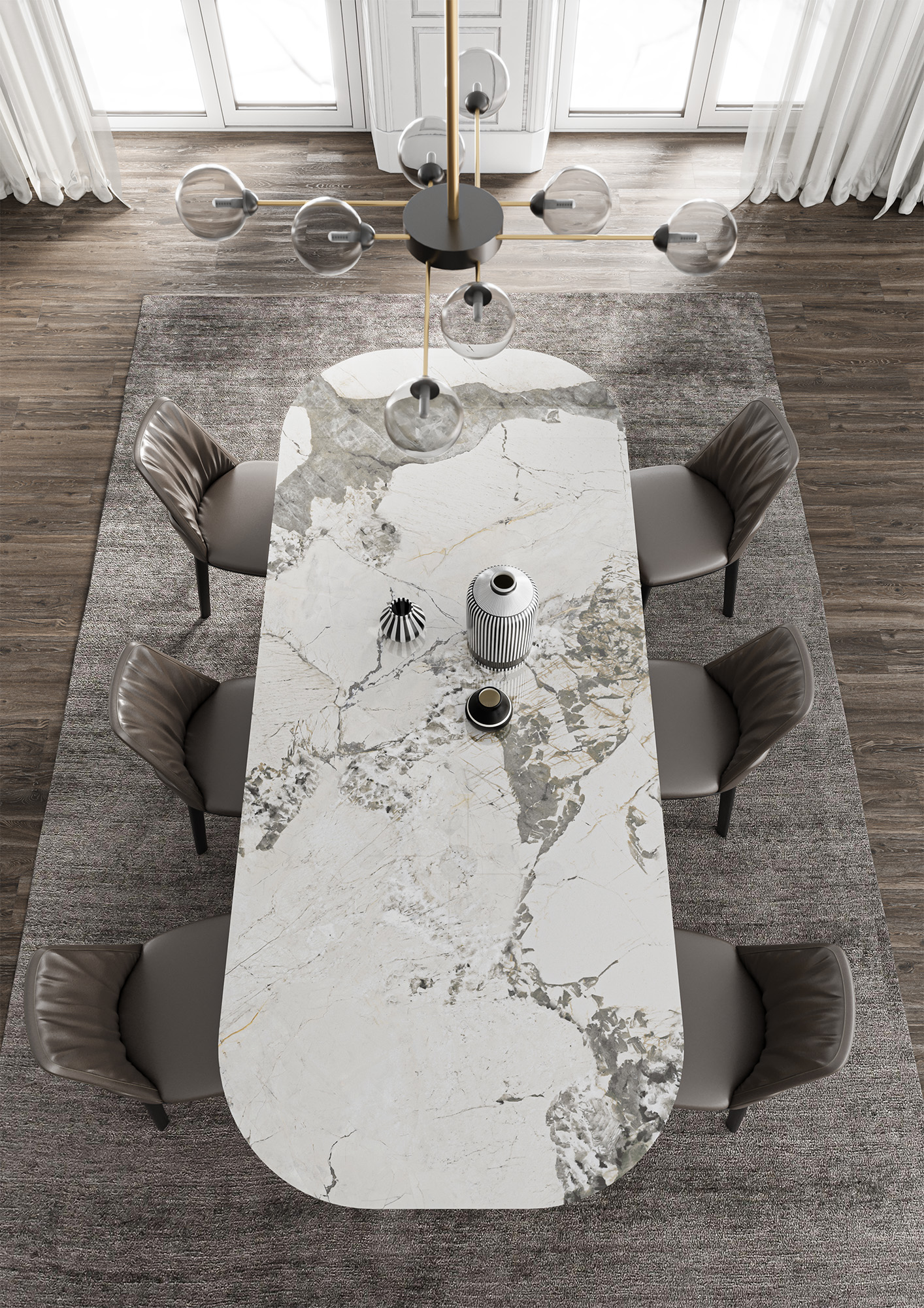 Calacatta Rose High Glossy 2780х1200х6 StaroSlabs фото 29